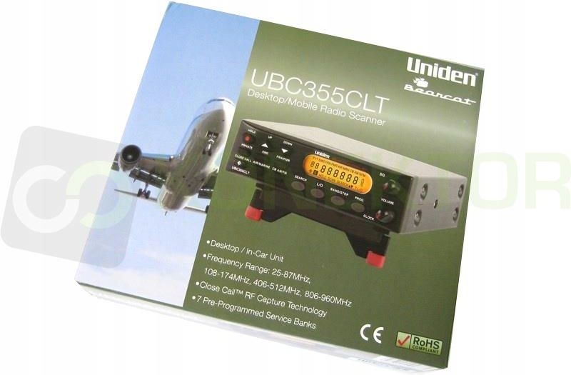 Radio frequency scanner- Uniden UBC355CLT