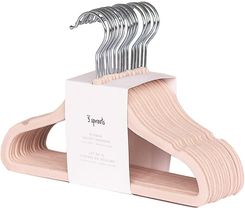Zdjęcie 3 Sprouts Wieszaki Welurowe Dla Dzieci Pink 15Szt. - Rychwał
