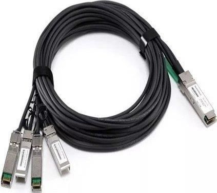 Cabo HP Fibra Ótica 40GbE QSFP+ Para 4x 10GbE SFP+ 5 Metros - JANSit