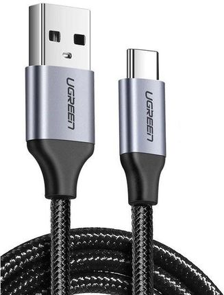 Ugreen Kabel Usb Do Usb-C Qc3.0 0,5M Z Aluminiową Wtyczką (Czarny)