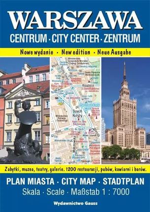 Warszawa Centrum. Plan miasta 1:7000 wyd. 2023 - Opracowanie zbiorowe