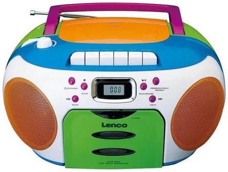 Lenco Scd-971 - Boombox - Cd Cassette - Fm - Stereo - Biały (Pa90)