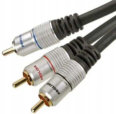 Kabel subwoofer typ Y RCA - 2xRCA 5m Prolink