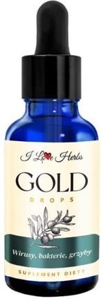 I Love Herbs Gold Drops wirusy bakterie grzyby 50 ml