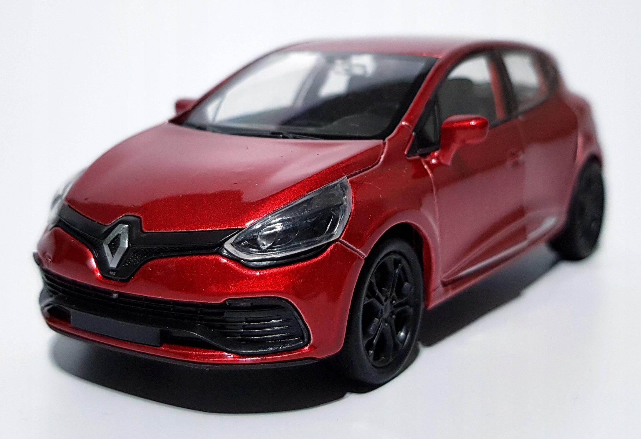 Welly Renault Clio IV Grün 1/43 - Modellauto Mit Wunschkennzeichen