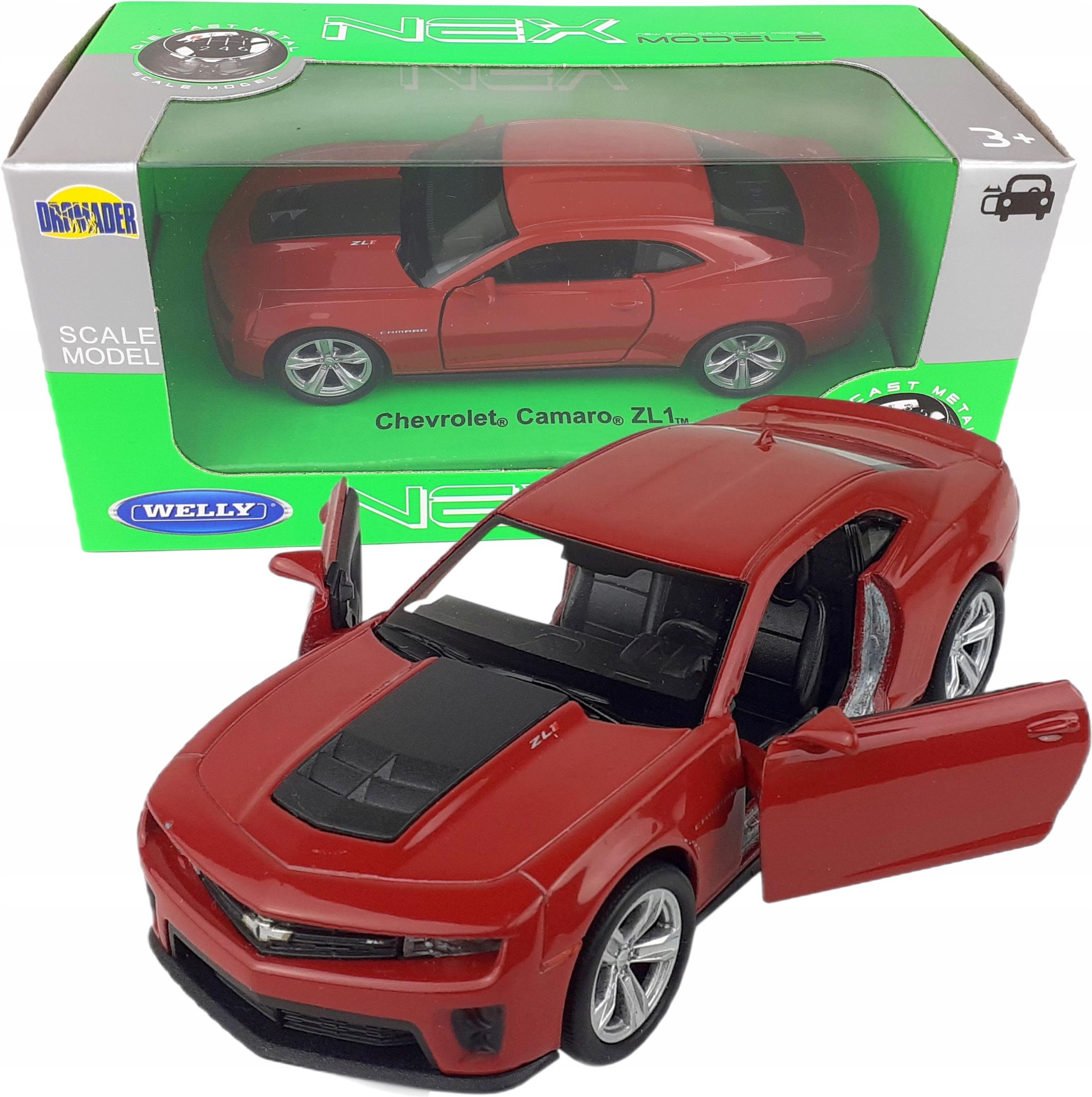 Welly Model Metal Chevrolet Camaro ZL1 1:34-39 12926436790 - Ceny i ...