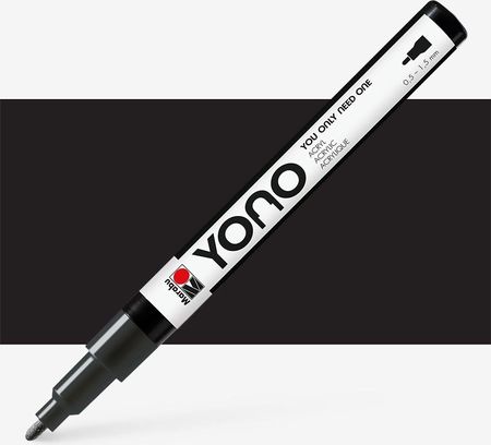 Yono Marker 0,5-1,5mm 073 Black Akrylowy 13089984793