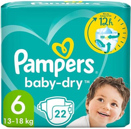 Pampers Baby Dry Pieluchy Rozmiar 6 22szt.
