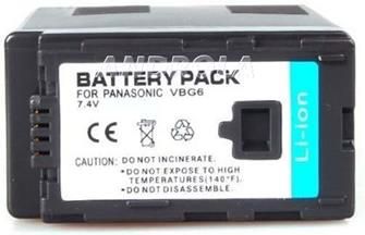 Bateria Panasonic VBG6 AGHMC70 HDCDX1 5800mAh