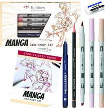 Zdjęcie Zestaw do kaligrafii Manga Tombow brush pen 7 el. 13343857187 - Kłodawa