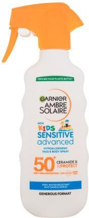 Garnier Ambre Solaire Kids Sensitive Advanced Spray SPF50+ preparat do opalania ciała dla dzieci 270 ml