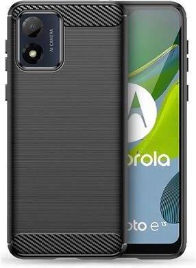 Etui Tech-Protect Tpucarbon Do Motorola Moto E13 Czarny