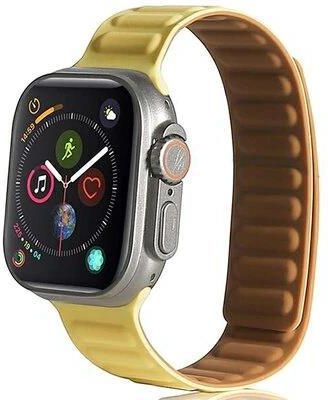 Pasek Beline Magnetic Do Apple Watch 2/3/4/5/6/7/8/Se/Se 2/Ultra (42/44/45/49Mm) Żółty