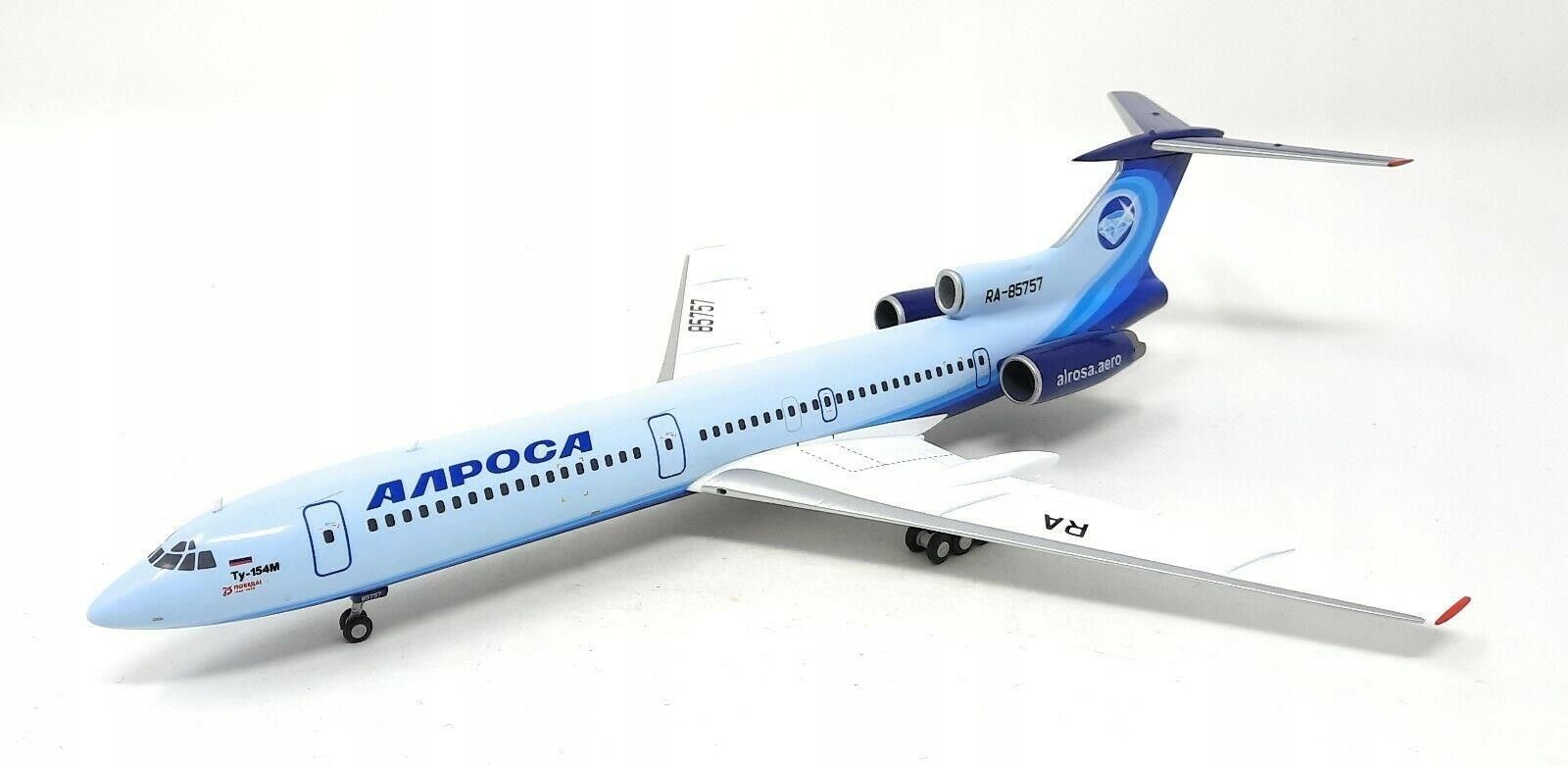 herpa-model-samolot-tupolev-tu-154-alrosa-1-200-metalowy-11902375419