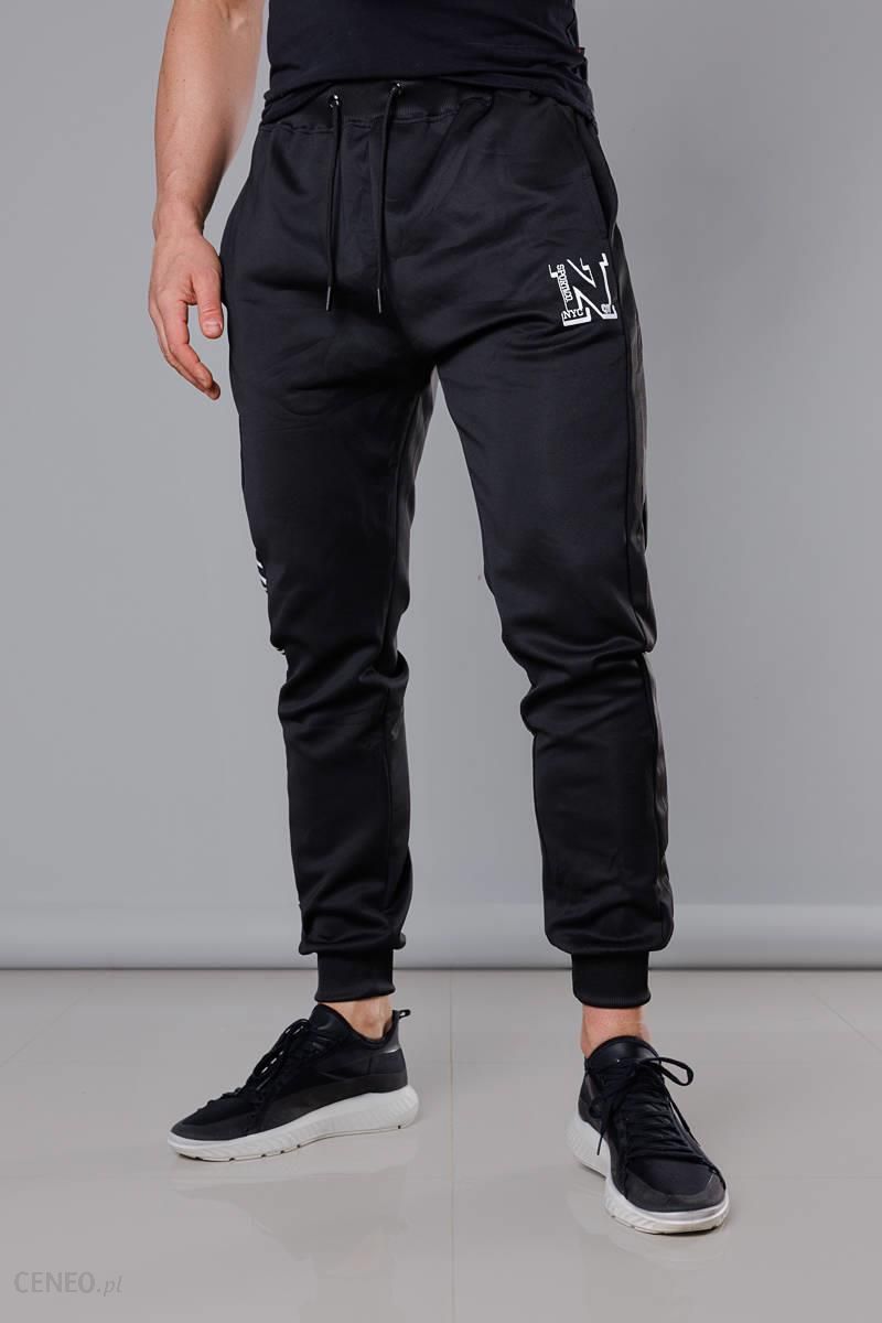 Spodnie dresowe męskie czarne (68XW01-3) J STYLE czarny