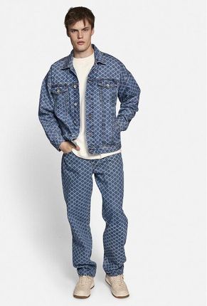 Redefined Rebel Kurtka jeansowa Reagan 215118 Niebieski Regular Fit
