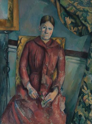 Zakito Posters Madame Cézanne w czerwonej sukience 60x80cm plakat
