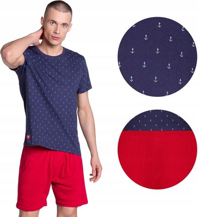 HENDERSON piżama męska z krótkim rękawem na lato XL