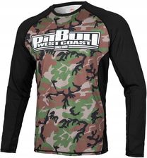 PIT BULL KOSZULKA MESH LS RASH WOODLAND BOXING M