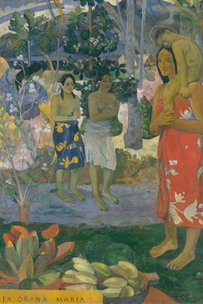 Zakito Posters Plakat na ścianę 20x30 Zdrowaś Maryjo Paul Gauguin