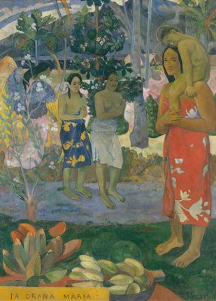 Zakito Posters Plakat na ścianę 39,5x55 Zdrowaś Maryjo P. Gauguin