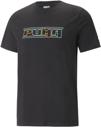 Męska Koszulka z krótkim rękawem Puma Swxp Graphic Tee 53821901 – Czarny