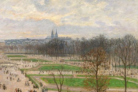 Zakito Posters Plakat 30x20 Ogród Tuileries w zimowe popołudnie Camille Pissarro