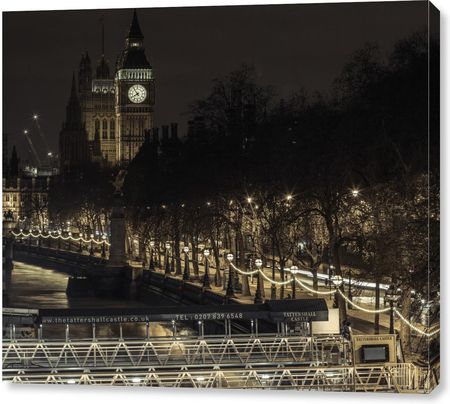 Zakito Posters Obraz 100x90cm Wieczorny widok na Big Bena Assaf Frank