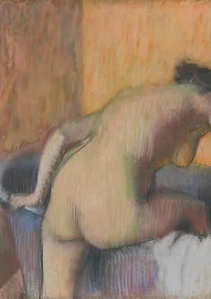Zakito Posters Plakat 21x29,7 Kąpiący się wchodzący do wanny Edgar Degas