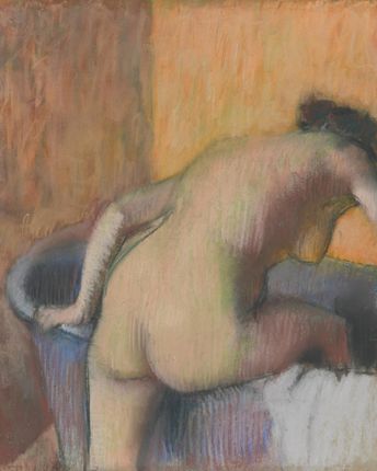 Zakito Posters Plakat 40x50 Kąpiący się wchodzący do wanny Edgar Degas