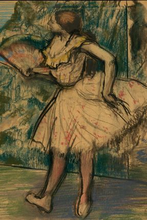 Zakito Posters Plakat 20x30 Tancerz z fanem Edgar Degas