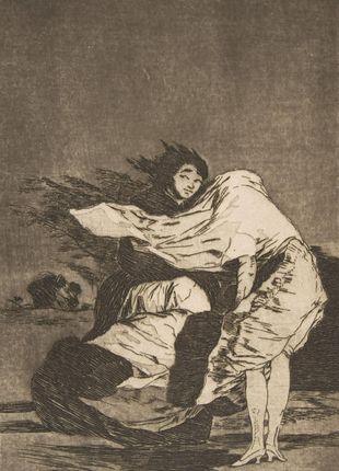 Zakito Posters Plakat 20,5x28,4 Płyta 36 z &quot;Los Caprichos&quot;: Zła noc Goya