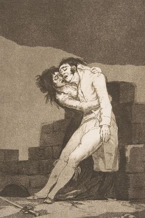 Zakito Posters Plakat 20x30 Płyta 10 z &quot;Los Caprichos&quot;: Miłość i śmierć Goya