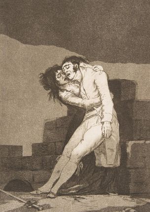 Zakito Posters Plakat 21x29,7 Płyta 10 z &quot;Los Caprichos&quot;: Miłość i śmierć Goya