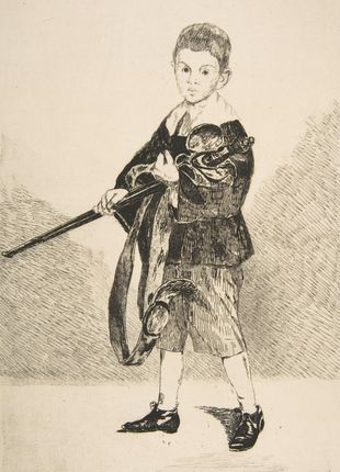 Zakito Posters Plakat 20,5x28,4 Chłopiec z mieczem skręcony w lewo Edouard Manet