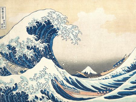 Zakito Posters Wielka fala w Kanagawie Katsushika Hokusai 40x30 plakat