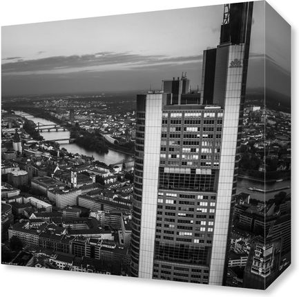 Zakito Posters Obraz 30x30cm Panorama miasta o zmierzchu 3 Assaf Frank