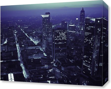 Zakito Posters Obraz 50x40cm Panorama miasta o zmierzchu Assaf Frank