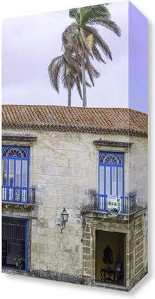 Zakito Posters Obraz 20x40cm Tradycyjny kubański dom z balkonem Assaf Frank