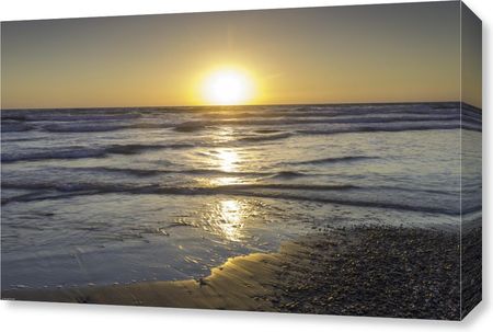 Zakito Posters Obraz 60x40cm Spokojny zachód słońca na plaży Assaf Frank