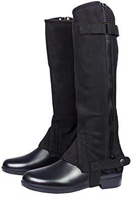 PFIFF 743100, Minichaps, Taglia XS, Colore: Nero Donna