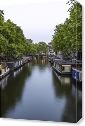 Zakito Posters Obraz 40x60cm Kanał przez miasto Amsterdam 8 Assaf Frank