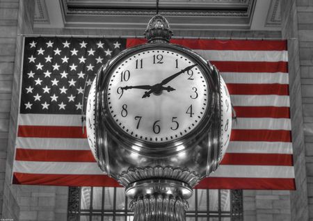Zakito Posters Plakat 42x29,7cm Emblematyczny zegar w głównej hali Grand Central Terminal Assaf Frank