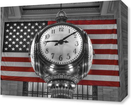 Zakito Posters Obraz 50x40cm Emblematyczny zegar w głównej hali Grand Central Terminal Assaf Frank