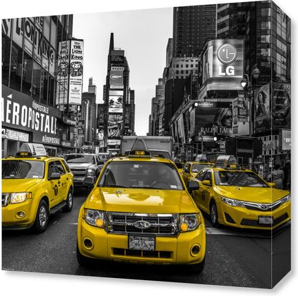 Zakito Posters Obraz 40x40cm Taxi na Broadwayu Assaf Frank