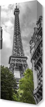 Zakito Posters Obraz 20x50cm Widok na Wieżę Eiffla z wąskiej uliczki w Paryżu Assaf Frank