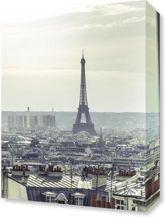 Zakito Posters Obraz 30x40cm Wieża Eiffla widziana przez okno mieszkania na Montmartre 2 Assaf Frank