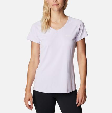 Damska koszulka Columbia Zero Rules SS Shirt purple tint