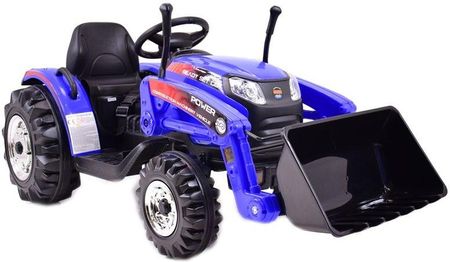 Super Toys Traktor Na Akumulator Power Z Łyżką Pilot Jakość/Zp1008A Niebieski