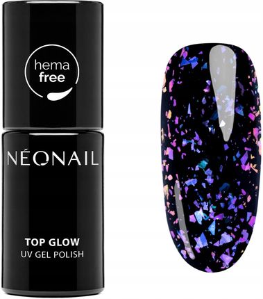 Neonail Top Glow Violet Aurora Flakes 7,2ml